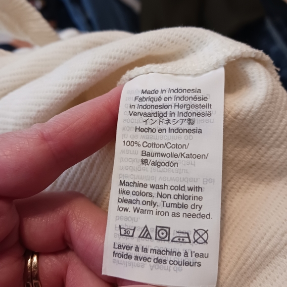 Madewell Texture and Thread Tie Front Top NWOT - Picture 7 of 7